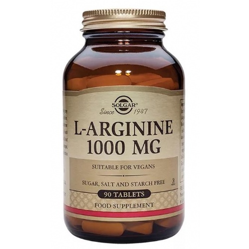 Solgar l-arginina  100 mg 90 comprimidos