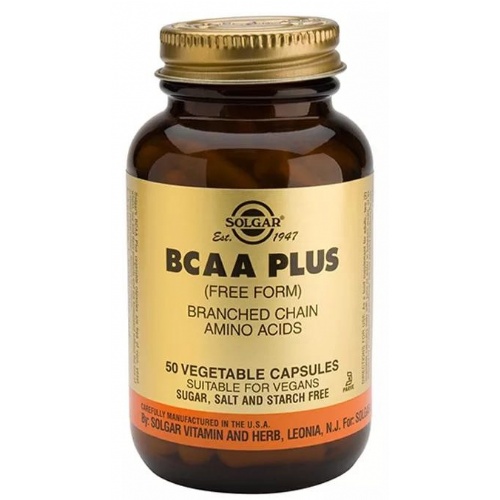 Solgar bcaa plus  50 capsulas vegetales