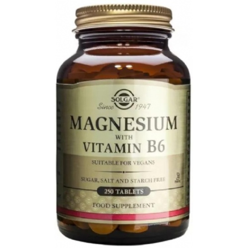 Solgar magnesio + vit b6 250c