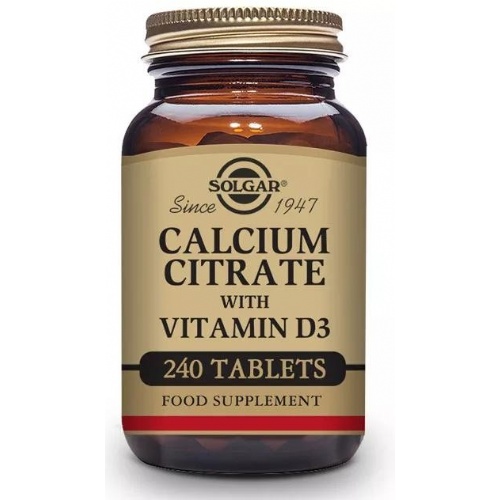 Solgar citrato calcio + vit d3 240