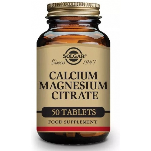 Solgar calcio magnesio citrato  50 comprimidos