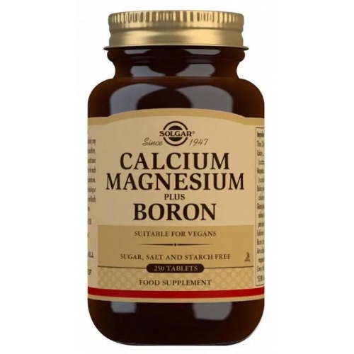Solgar calcio y magnesio con boro  250 comprimidos