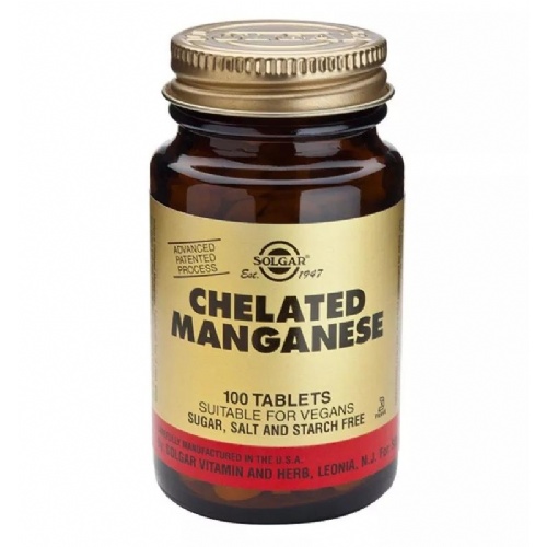 Solgar manganeso quelado  100 comprimidos