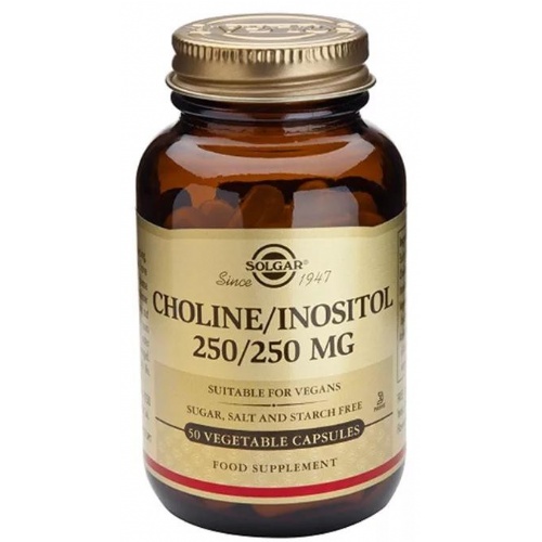 Solgar colina inositol 250/250mg50