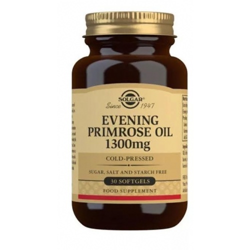 Solgar aceite de primula de rosa  1300 mg 30 capsulas blandas