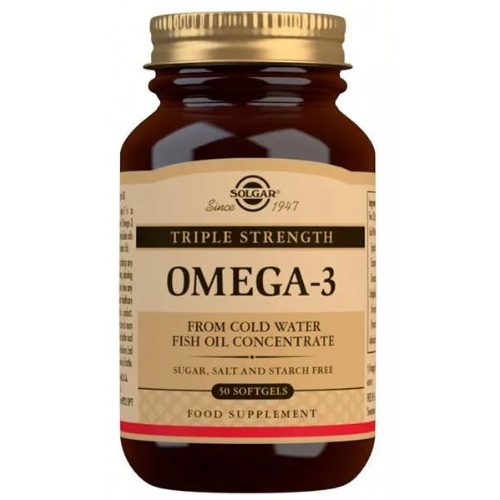 Solgar omega 3 triple concentracion  50 capsulas blandas