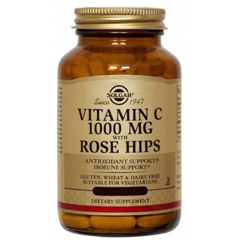 Solgar vit c 1000mg rose hips 250comp