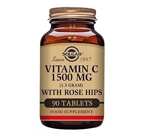 Solgar vitamina c 1500mg rose h90c