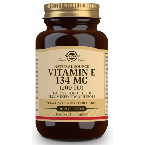 Solgar vit e 200ui 134mg 50 perlas