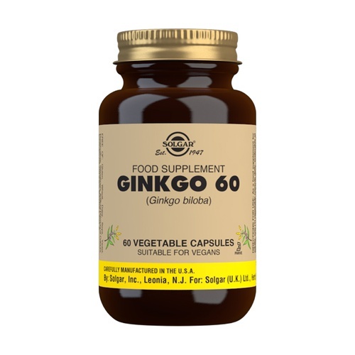 Solgar ginkgo 60 60 cap veg