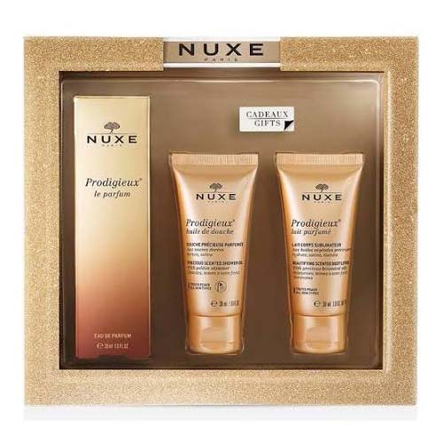 NUXE COFRE17 PRODIGIEUX PERFUM 30ML+DUCH+CORP
