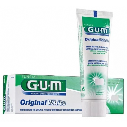 Gum original white pasta dental (75 ml)