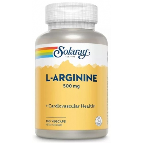 Solaray l-arginina 500 mg 100 vegc