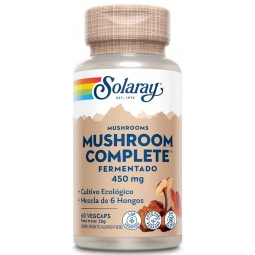 Solaray fermented mushroom complet 60 caps