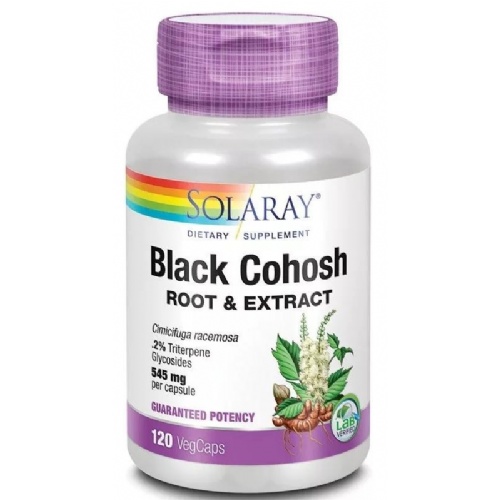 Solaray black cohosh (cimicifuga) 120caps