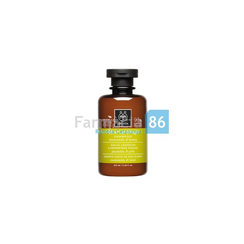 APIVITA CHAMPU SUAVE USO DIARIO CAMOMILA 250ML