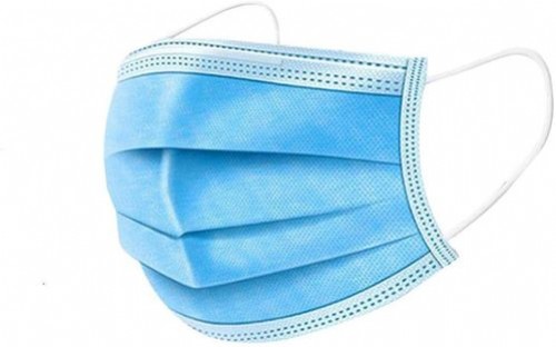 Mascarilla quirurgica azul 50 und.