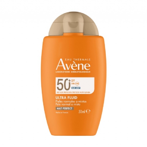 Eau thermale avene muy alta proteccion ultra fluid mat perfect fps 50+  1 envase 50 ml