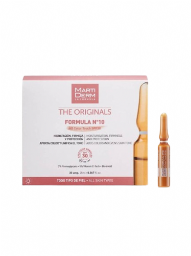 Martiderm formula nº 10 hd color touch spf 30 (30 ampollas 2 ml)
