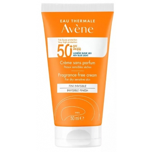 Avene spf 50+ crema sin perfume 50 ml