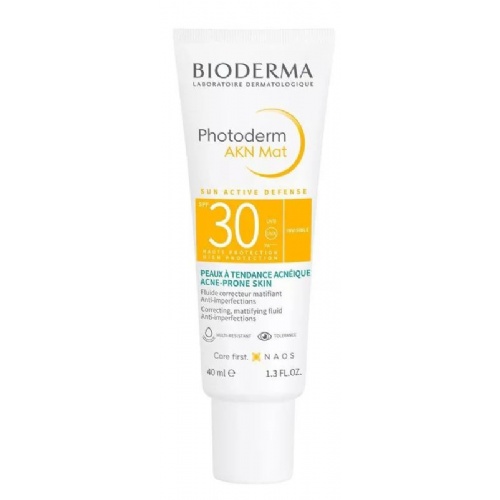 Photoderm akn spf 40 mat fluido - bioderma (1 envase 40 ml)