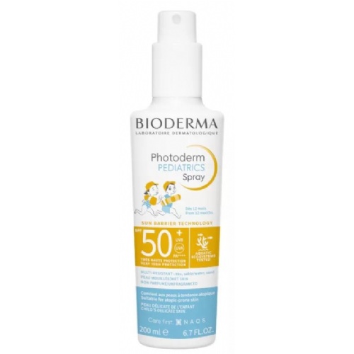Photoderm kid spf 50+ spray especifico niños - bioderma (1 envase 200 ml)