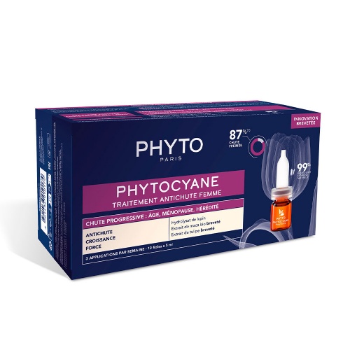 Phytocyane mujer anticaida prog 12 amp