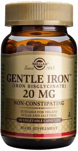 Solgar hierro gentle 20 mg 90 caps (gentle iron)
