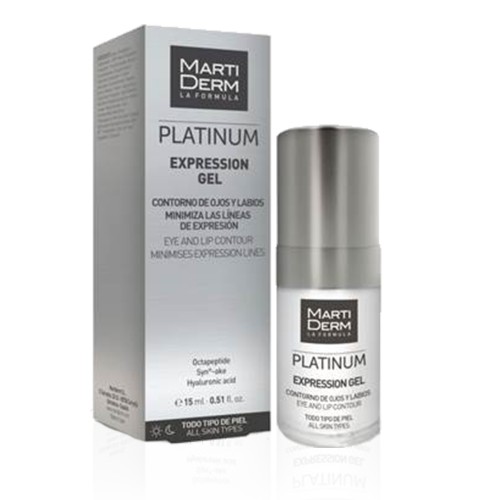 MARTIDERM EXPRESSION GEL PLATINUM OJOS/LABIOS 15 ML