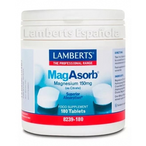 Lamberts 8239-180 magasorb 150 mg 180 tab
