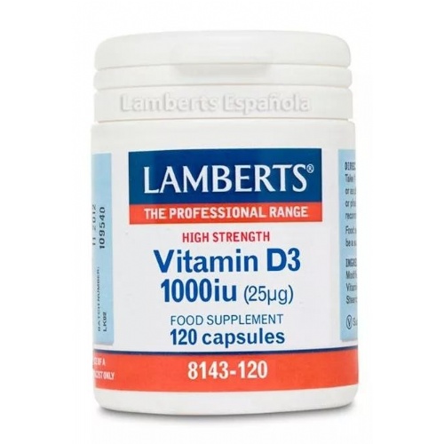 Lamberts 8143-120 vitamina d3 1000 iu 120 caps