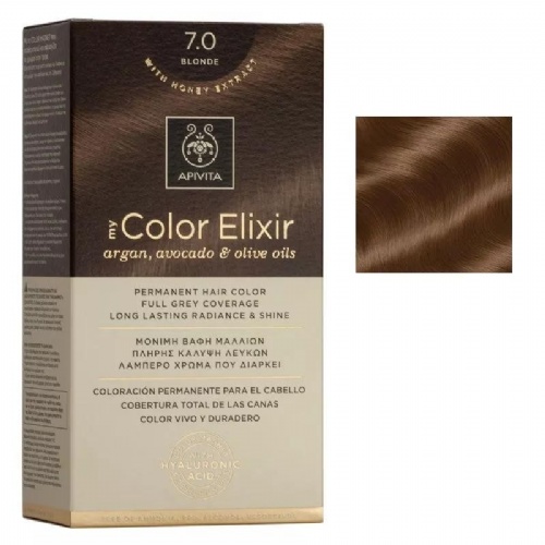 Apivita color elixir 7.0 rubio