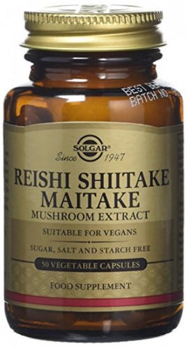 Solgar reishi shiitake maitake 50c
