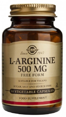Solgar l arginina 500 mg 50 vcaps033984022003