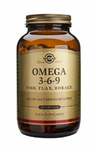 Solgar omega 3-6-9 aceites de pescado lino y bor