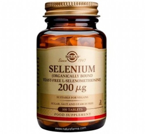 Solgar selenio sin levadura 200mg 100 comp