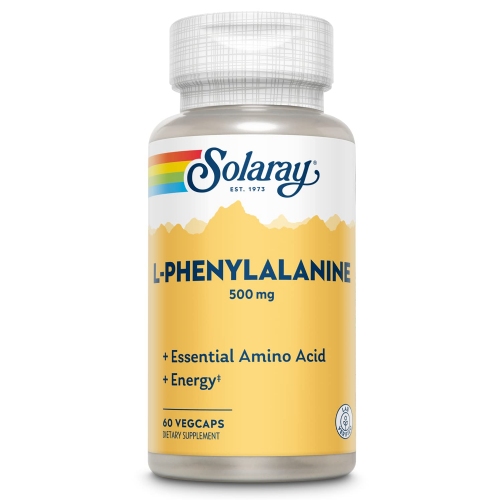 Solaray l-phenylalanine 500 mg 60 vegcap