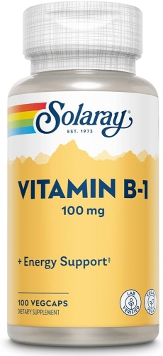 Solaray vit b1 100 mg 100 caps
