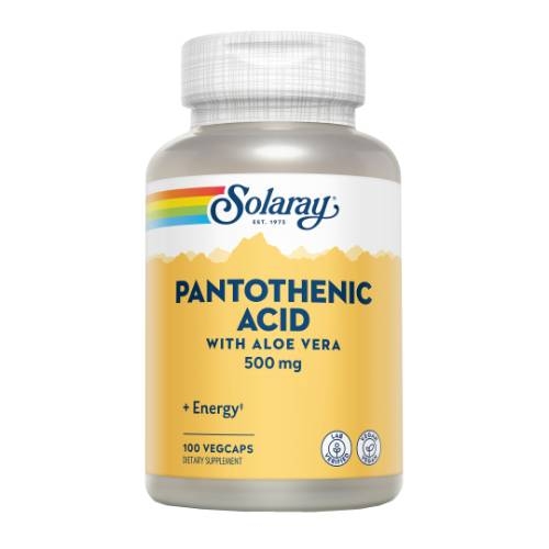 Solaray pantothenic acid 500 mg 10