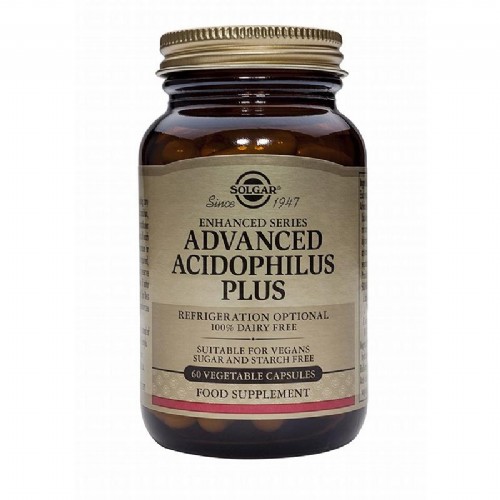 Solgar advanced acidophilus plus 60 caps