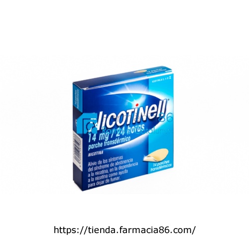 NICOTINELL 14 MG/24 HORAS PARCHE TRANSDERMICO , 14 parches