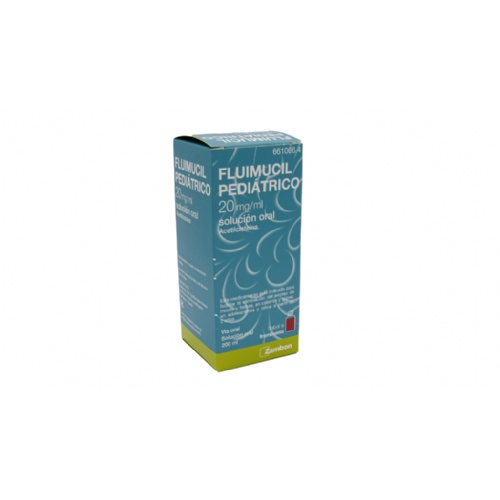 FLUIMUCIL PEDIATRICO 20 mg/ml SOLUCION ORAL , 1 frasco de 200 ml