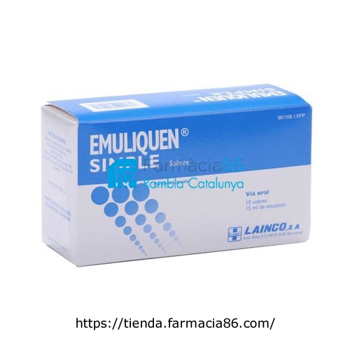 EMULIQUEN SIMPLE 7.173,9 mg EMULSION ORAL EN SOBRES , 10 sobres de 15 ml