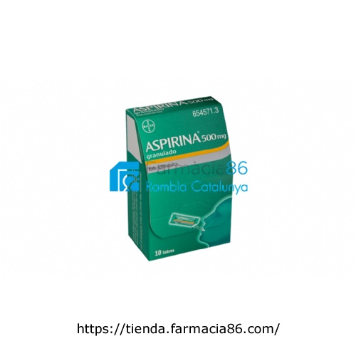 ASPIRINA 500 mg GRANULADO , 20 sobres