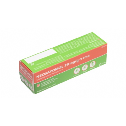 NEOSAYOMOL 20 mg/ g CREMA, 1 tubo de 30 g
