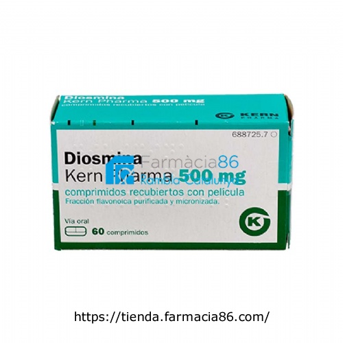 DIOSMINA KERN PHARMA 500 mg COMPRIMIDOS RECUBIERTOS CON PELICULA , 60 comprimidos