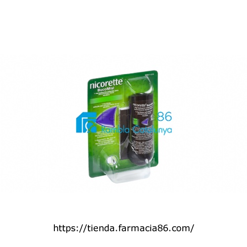 NICORETTE BUCOMIST 1 MG/PULSACION SOLUCION PARA PULVERIZACION BUCAL , 1x1 dispensador de 13,2 ml