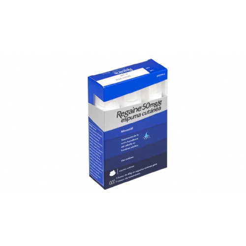 REGAINE 50 MG/G ESPUMA CUTANEA , 3 tubos de 60 g