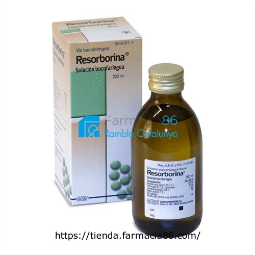 RESORBORINA SOLUCION, 1 frasco de 200 ml