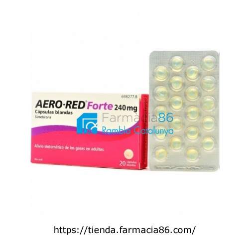 AERO-RED FORTE 240 MG CAPSULAS BLANDAS , 20 cápsulas blandas